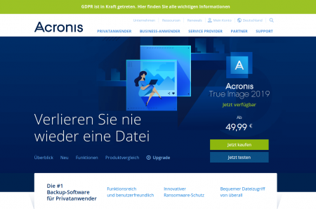Acronis Windows Online Backup